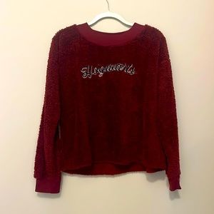 Fuzzy Hogwarts Sweater